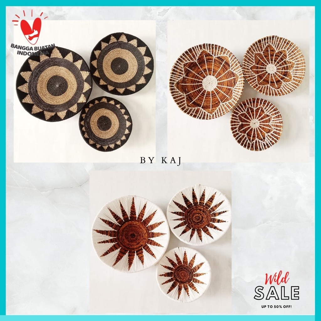 WALLDECOR BANANA SEAGRASS WAJAN RAJUT WL01
