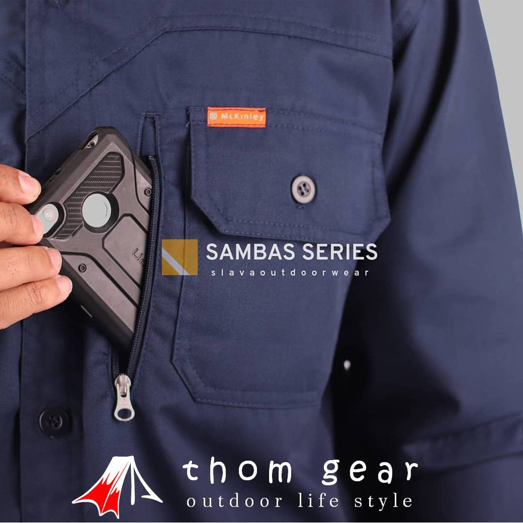 Thomgear Kemeja Pdl Slava Sambas Series Pakaian Dinas Lapangan Outdoor Shirt Berkualitas Thomgear