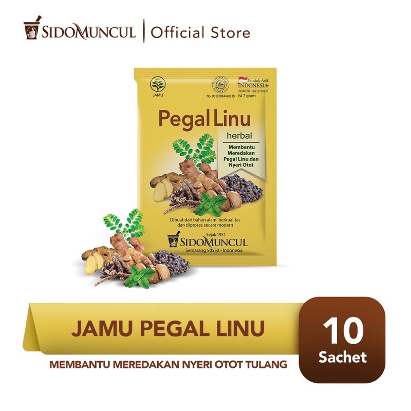 

Sido Muncul Jamu Pegal Linu 10's - Nyeri Otot Lelah Olahraga