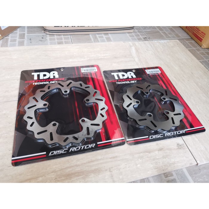 DISC CAKRAM PIRINGAN DEPAN BELAKANG SET MX KING TDR AKSESORIS SPAREPART MOTOR RACING ORIGINAL ORI