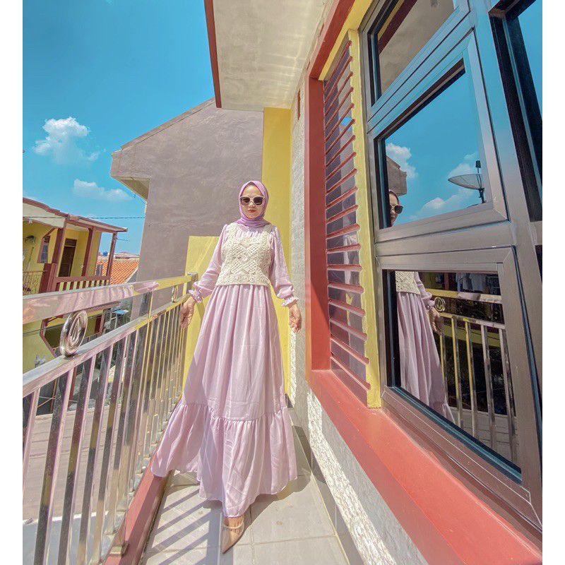 Dress Gamis Yuna Rompi By. Yuna Fashion