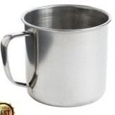 Cangkir Minum / Mug Stainless Steel / Gelas Tahan Panas Stainless 180 Ml