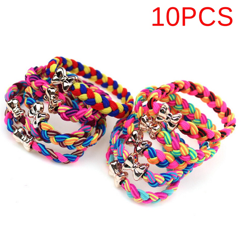 10pcs Bandana Elastis Model Pita Untuk Perempuan