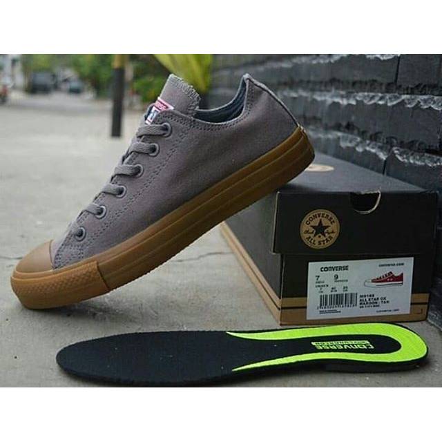 Sepatu Converse PREMIUM CT GUM Import Grey Abu Sneakers Casual Pria Wanita