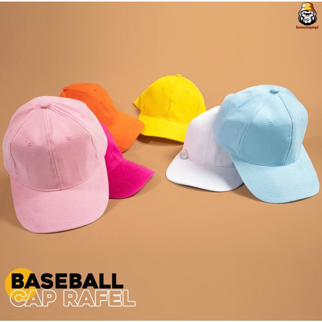 Topi Polo Wanita Caps Topi Baseball Polos Distro Pria Wanita Bahan Rafel Denim Pengait Cakop