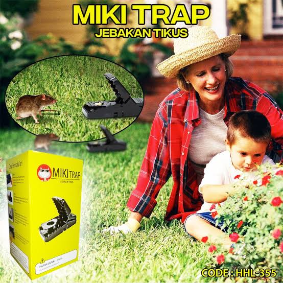 Miki Trap Jebakan Tikus Perangkap Besi Tikus Besar Jepit Ampuh