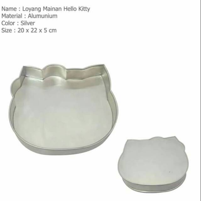 Loyang Karakter Cetakan Kue Bolu Tumpeng Puding Kepala Hello Kitty