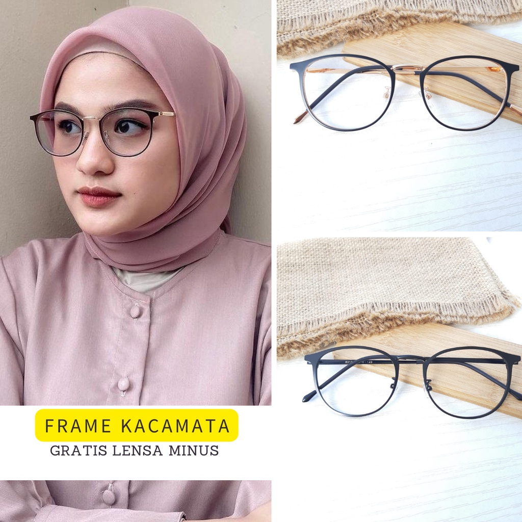 FK Kacamata Photocromic Anti Radiasi Kaca Mata Minus Silinder Pria Wanita Kacamata Komputer Anti Sin