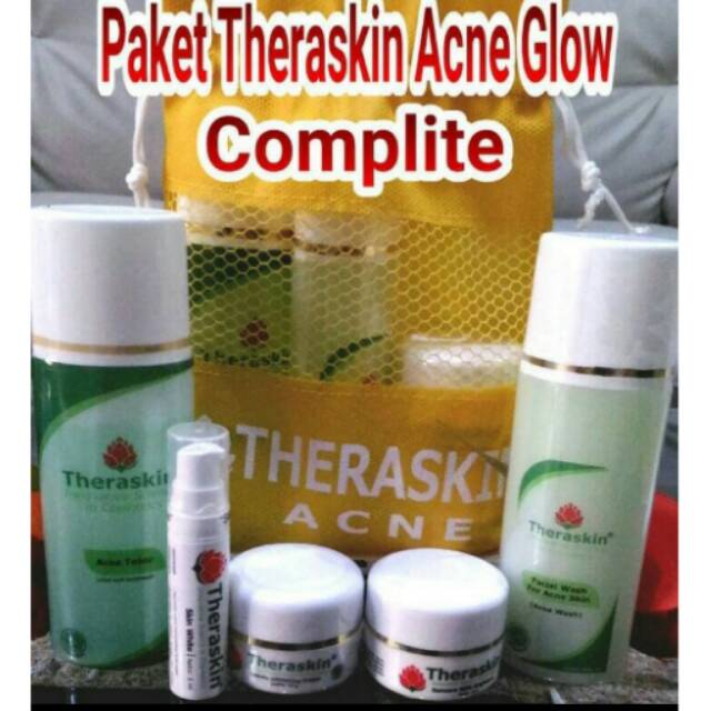 Paket Theraskin Acne Glow Ori Ya Bukan Kw Shopee Indonesia