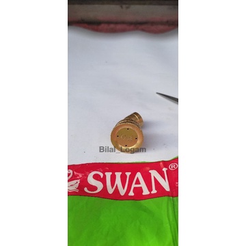 NOZEL SPRAYER KUNINGAN LUBANG 4 BENGKOK ORIGINAL SWAN