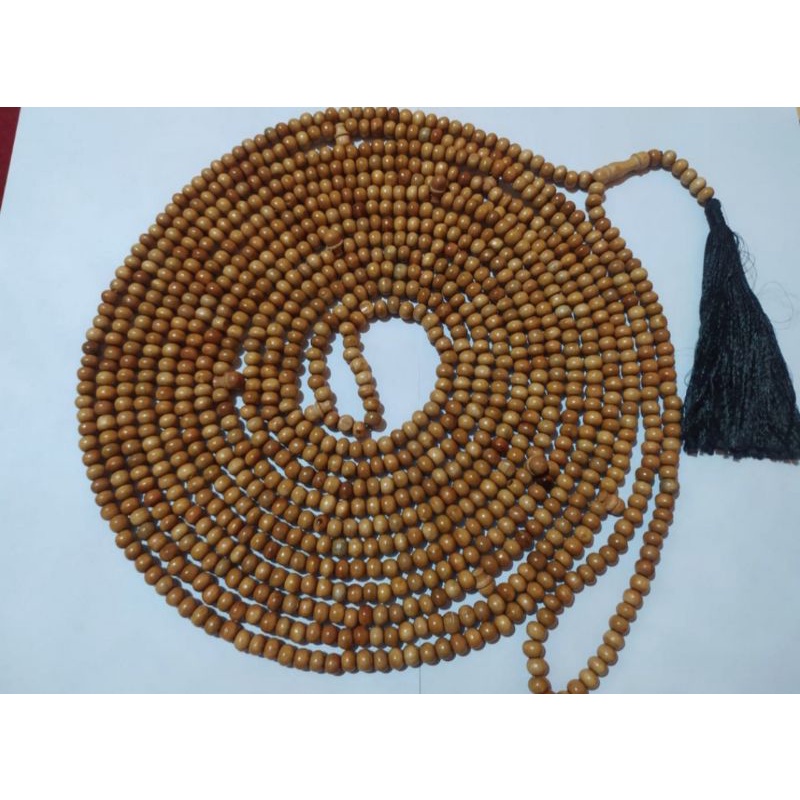 tasbih 1000 butir warna natural ukuran 7-8mm cocok untuk dzikir