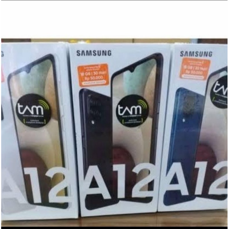 Hp Samsung A12 Ram 6gb 128gb Garansi Resmi