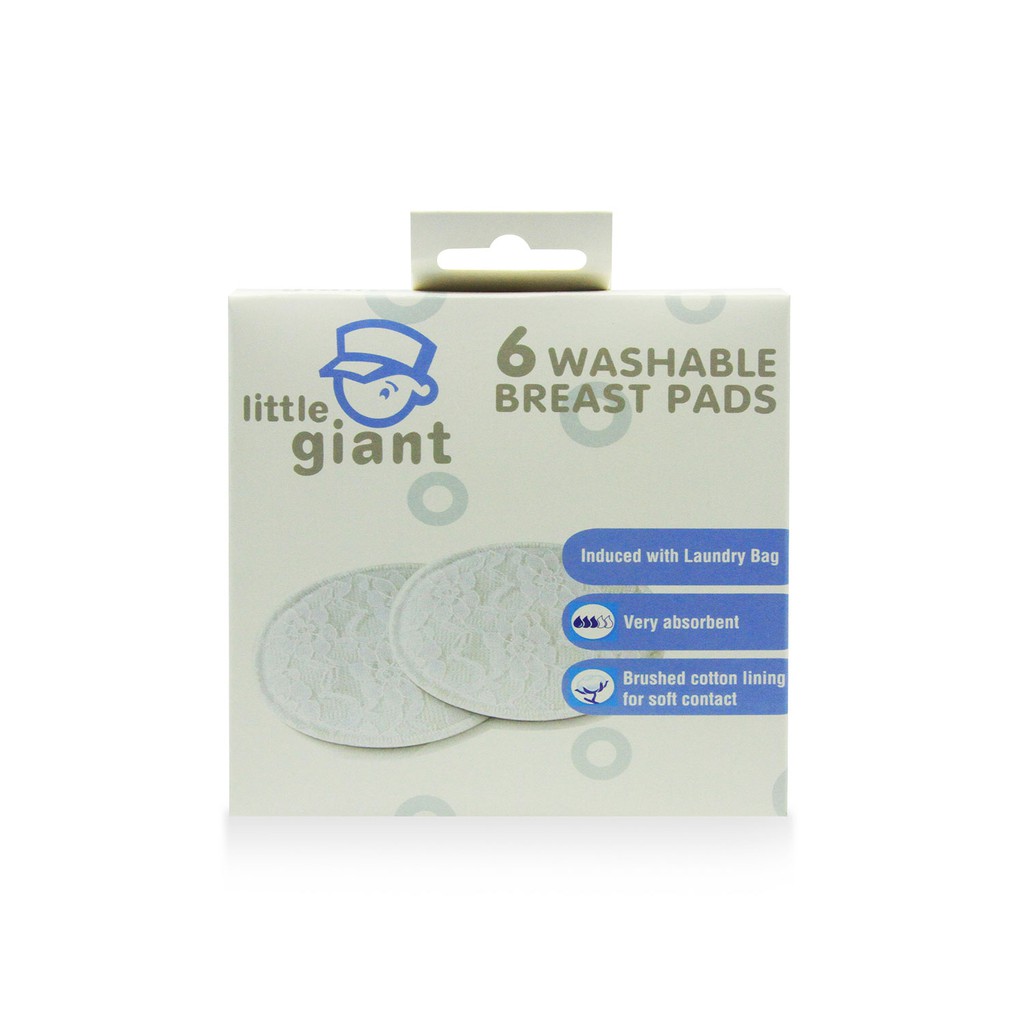 Little Giant 6 Washable Breast Pads LG.1406