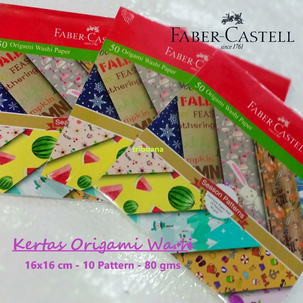 

Langsung Order Kertas Lipat - Kertas Origami Washi 16cmx16cm Faber Castell terbaik