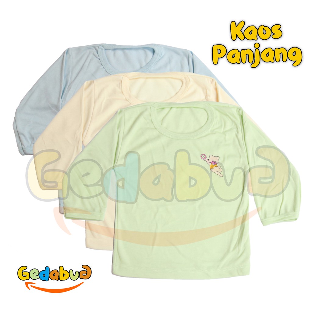 Kaos Oblong Anak Luga Panjang Warna | Perlengkapan Pakaian Anak