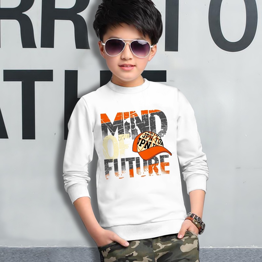 Switer Mind Future Terbaru / Sweater Anak Laki-laki /  Sweeter Gaming Bahan Babyterry / FLAVA_STORE