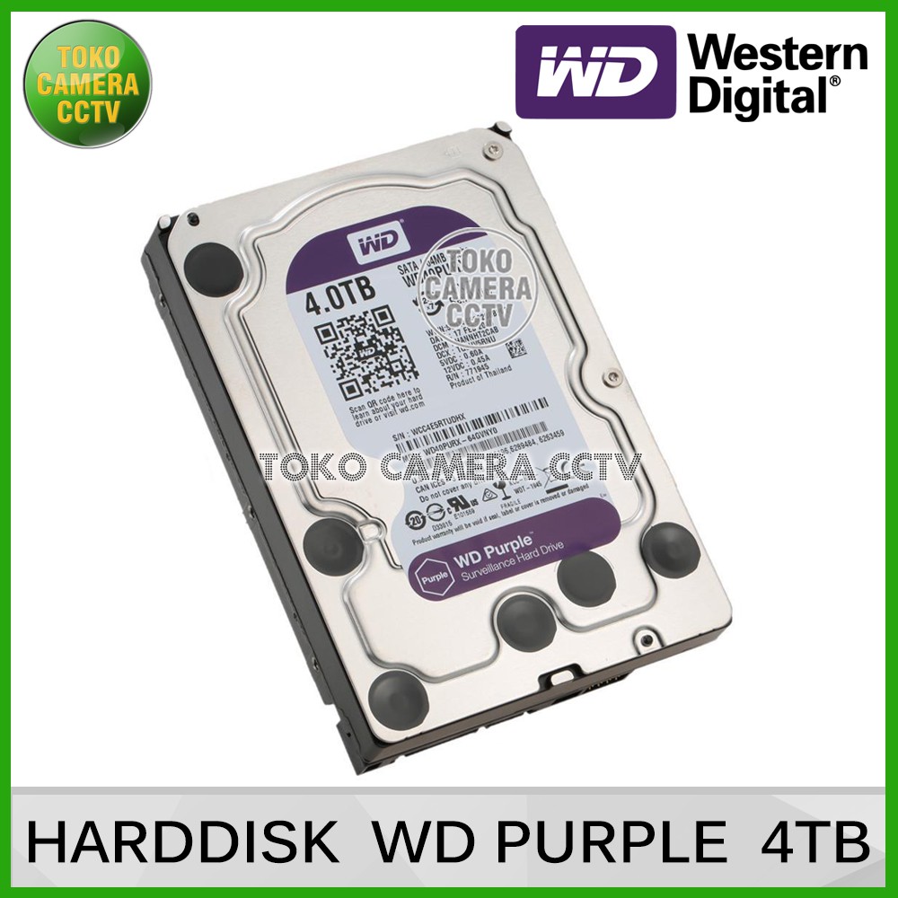 HDD WD PURPLE 4TB / Harddisk WD PURPLE 4 Terra