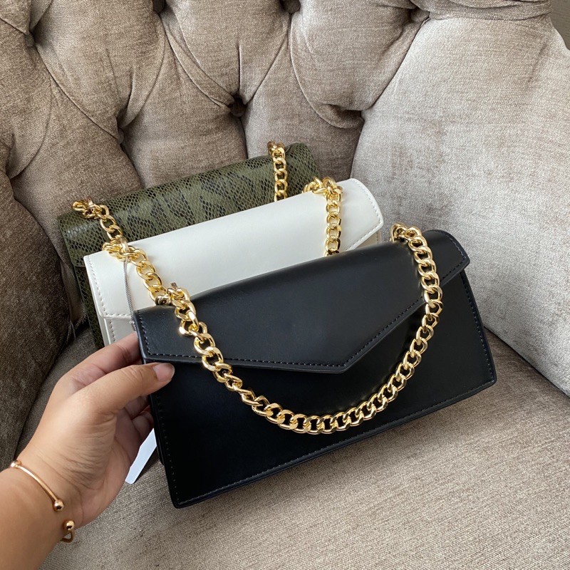 Envelope Chain Handle Bag