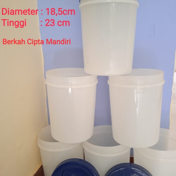 toples plastik 5kg ember plastik bekas 5kg (SATU SET)