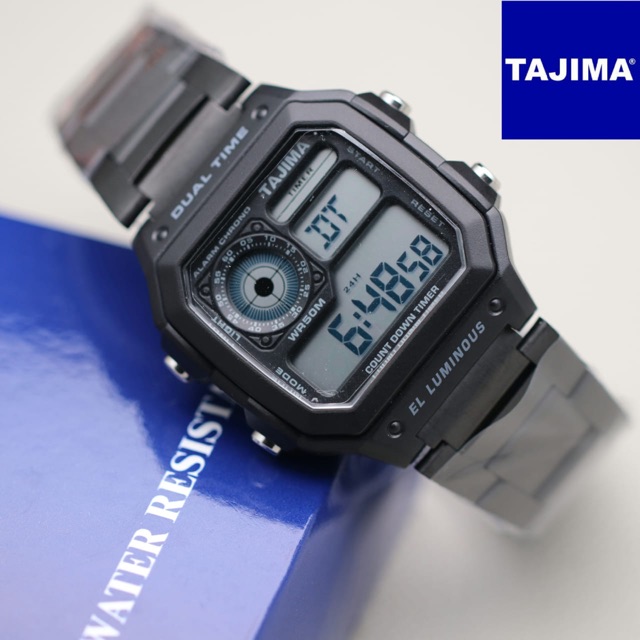 Jam Tangan Unisex Tajima Rantai original water resist