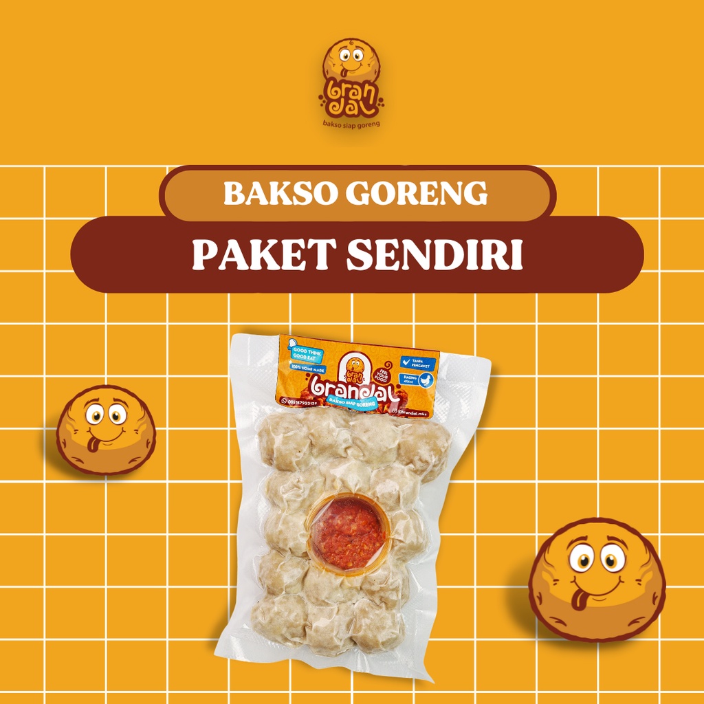 

BAKSO GORENG FROZEN FOOD DAGING AYAM TANPA PENGAWET MURAH HALAL PREMIUM CEMILAN NONTON IBU ANAK REMAJA