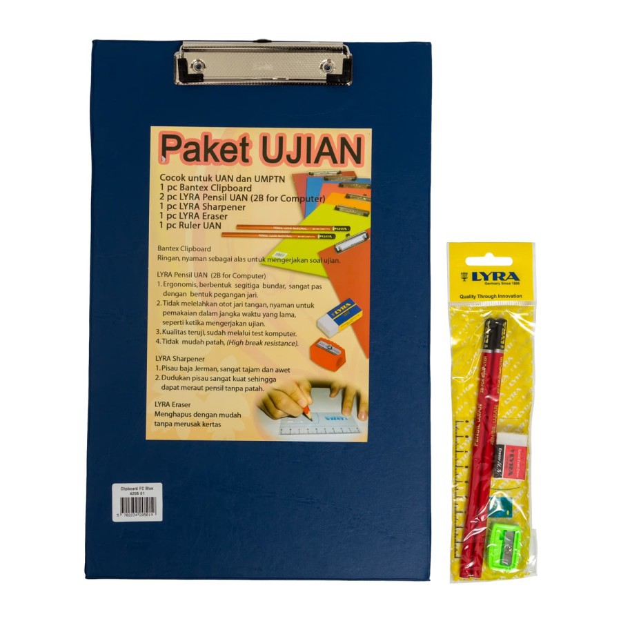 

Bantex Paket Ujian Standar Alat Tulis 1 Set