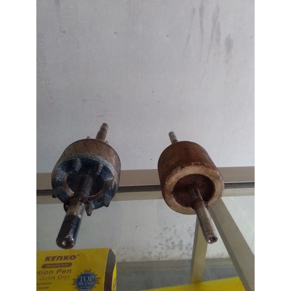 as rotor orisinil copotan pompa air national/panasonic 125watt dan Shimizu 125watt