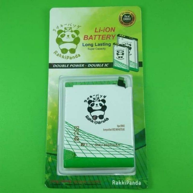 BATERAI RAKKIPANDA FOR XIAOMI REDMI NOTE 4X/NOTE 4X PRO SNAPDRAGON double power