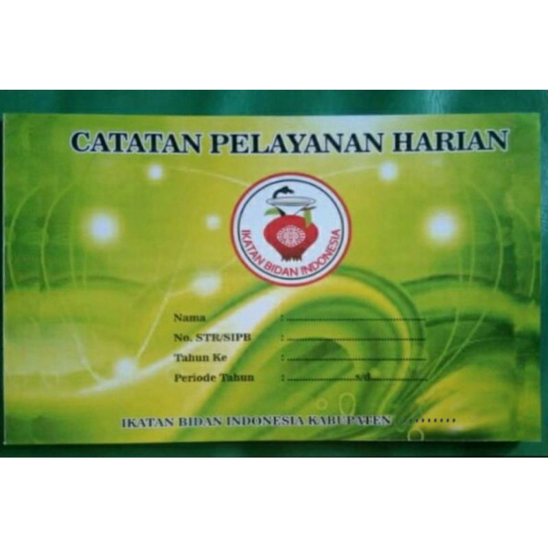 Buku LOGBOOK Perpanjangan STR / Catatan Pelayanan Harian / Buku SKP / Rekapan CPD Online
