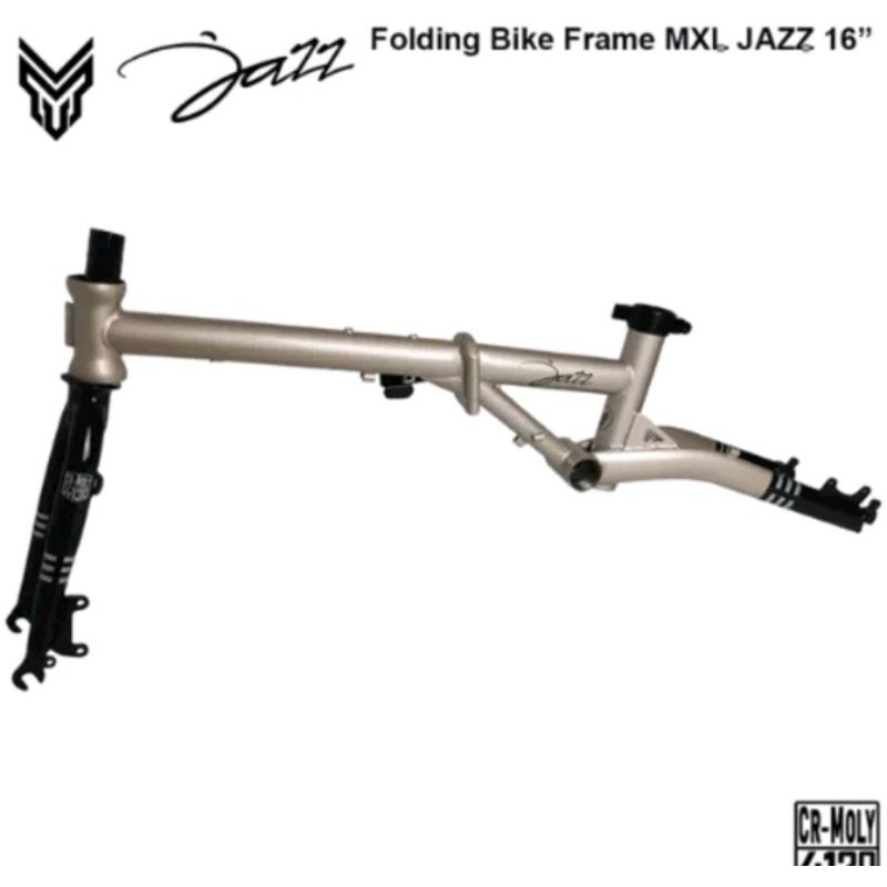 Frame Sepeda Lipat MXL Jazz 349 Rangka Seli Folding Bike mirip Fnhon Gust Smith Xlr8 Minus Element