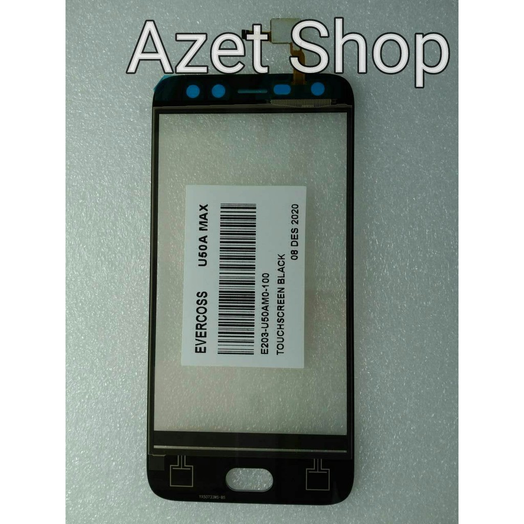 Evercoss U50A Max Touchscreen Original Bawaan Pabrik Tested Touch Toskrin Layar Sentuh