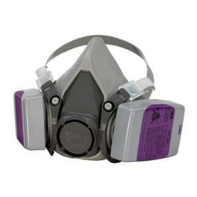 

Masker Respirator 6200 3M + Catridge P100 3M 1 Set Dafa.Olshop
