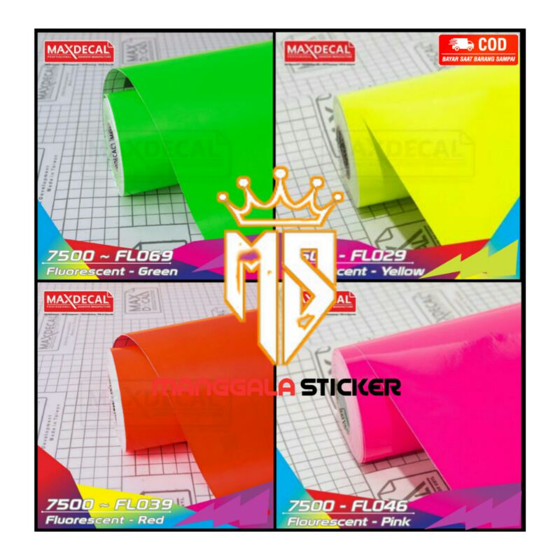 STIKER SKOTLET MOTOR WARNA STABILO / STIKER MOTOR STABILO MAXDECAL SKOTLET HIJAU STABILO STIKER STAB