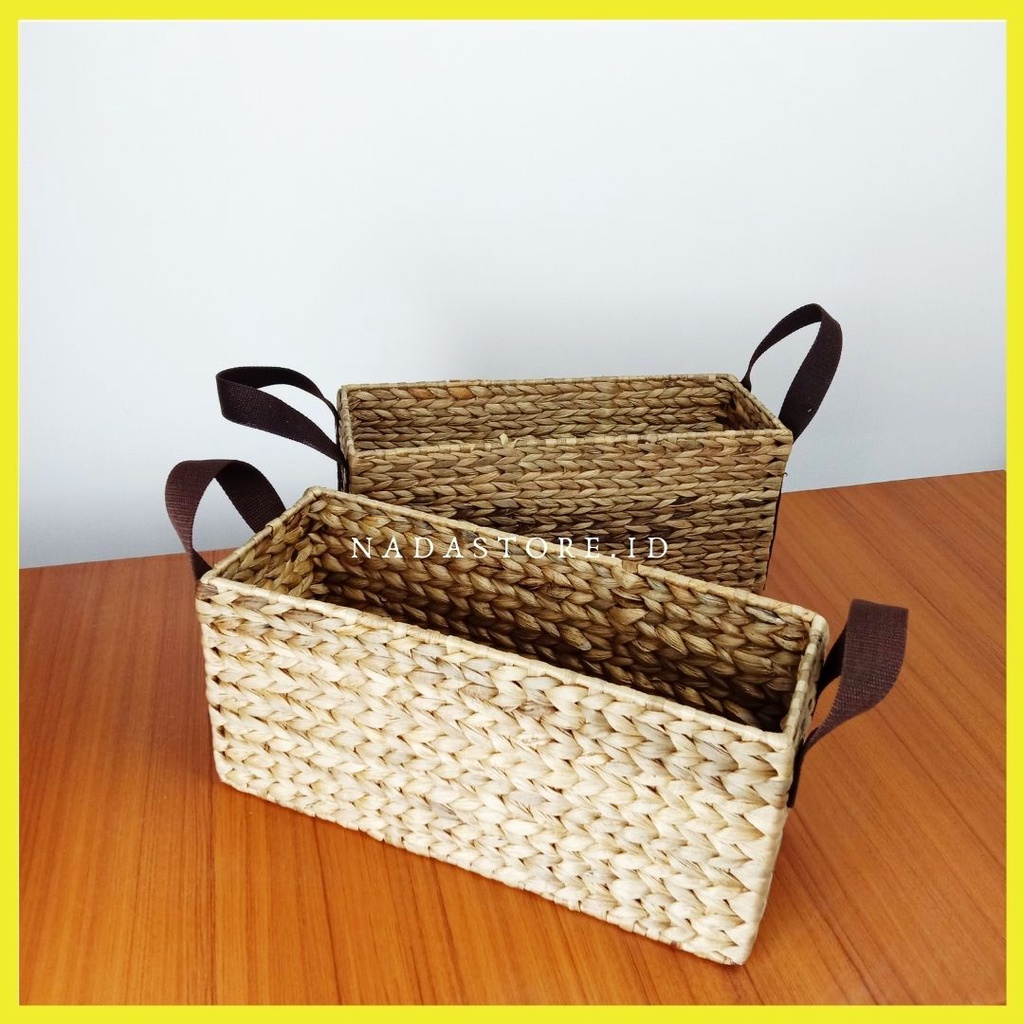 NEW ARRIVAL PREMIUM STORAGE WATER HYACINTH PRODUCT WITH HANDLE HANDMADE BY NADASTORE