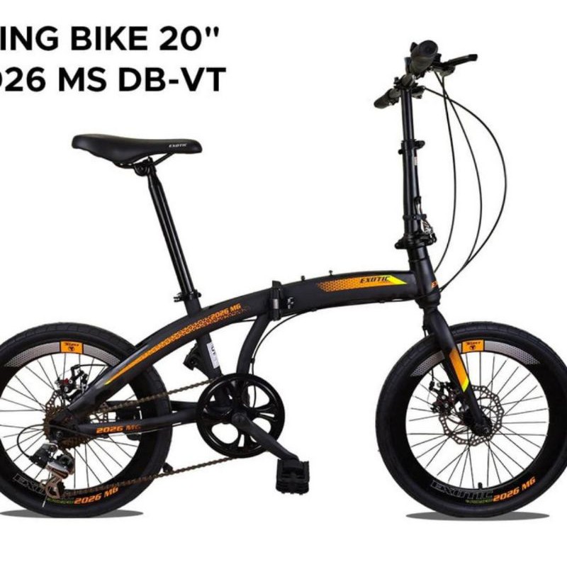 Sepeda Lipat Exotic - 20 inch 2026 MS 7 Speed Shinamo