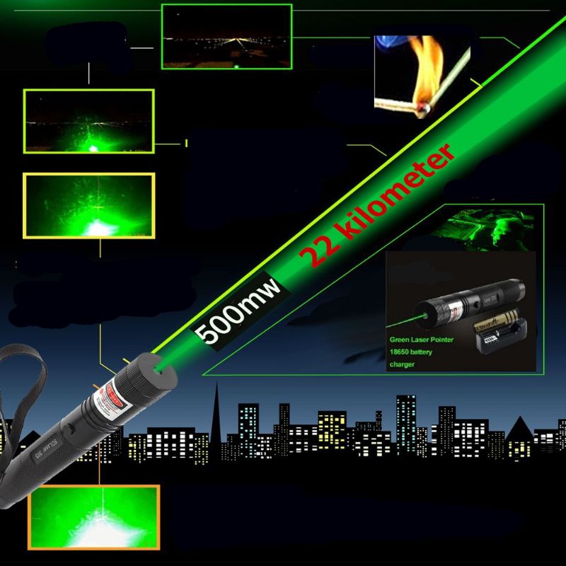 green laser pointer 303 / laser hijau variasi / laser kunci pengaman tipe besar
