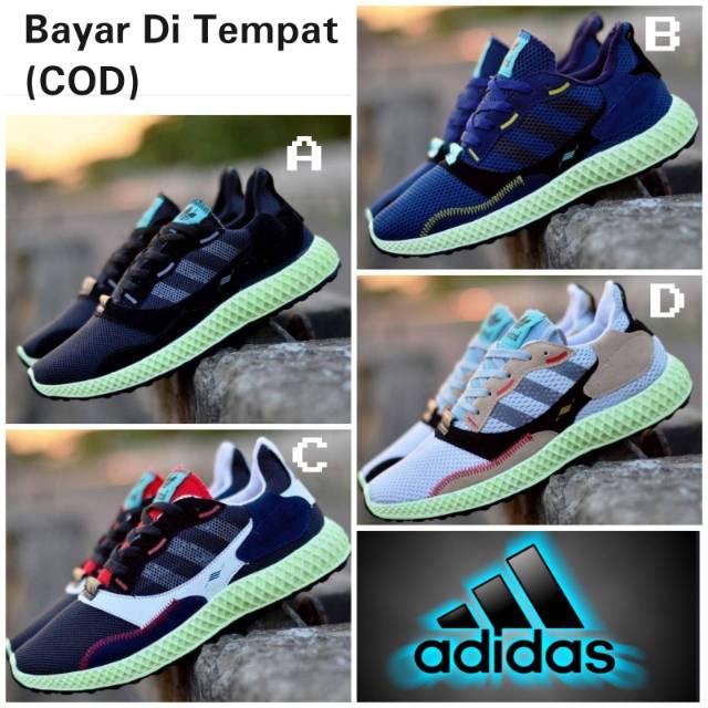 ADIDAS CONSORTIUM ZX 4000 4D SEPATU PRIA SNEAKERS TERBARU