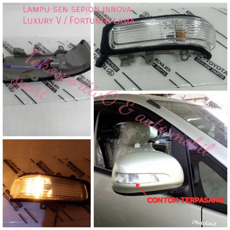 Lampu sen sein sepion innova 2014 Fortuner lama Khusus kanan RH Lampu cover sepion