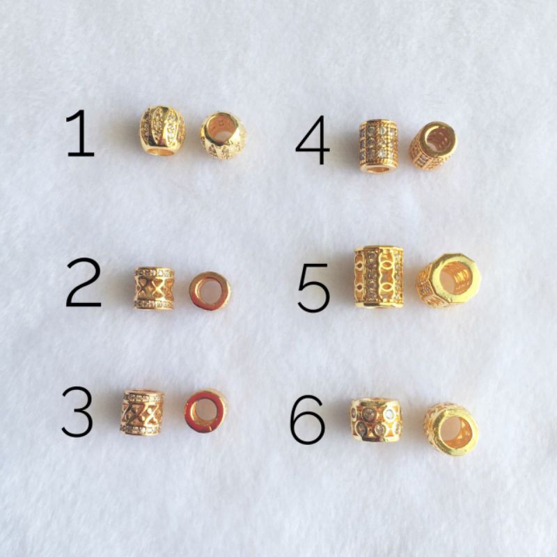 Xuping Tabung Bulat Gelang Tali Pandora craft liontin emas