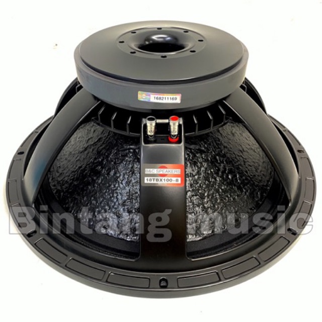 Jual Speaker Component B&C 18TBX100 Woofer 18 Inch BNC 18tbx100 ...