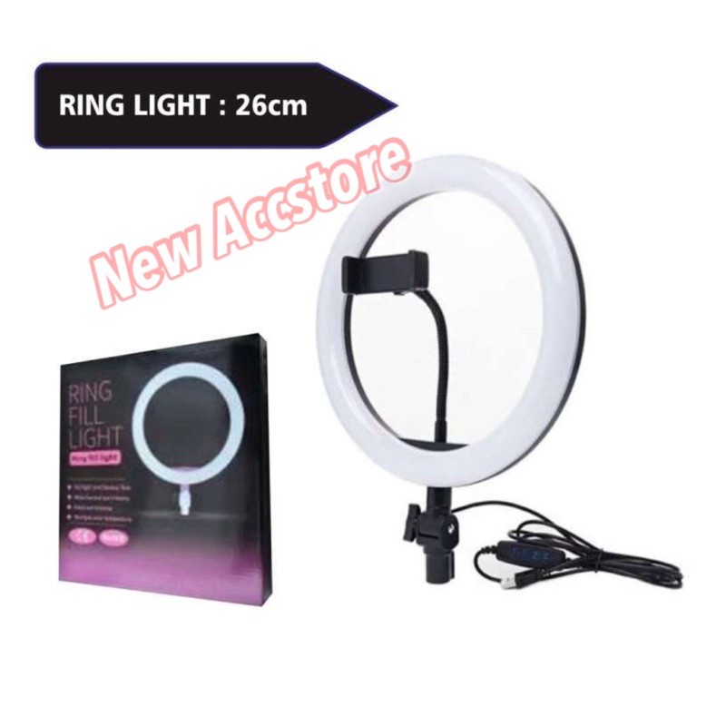 Ring light 26cm + Ring light 33cm, lampu ringlight