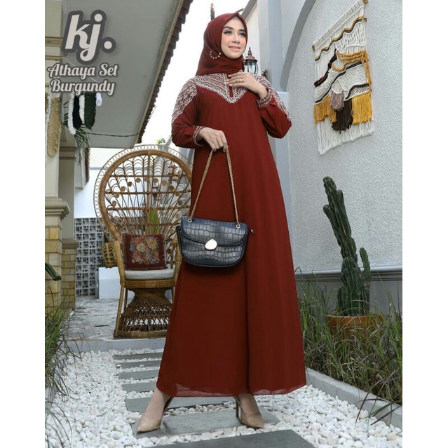 New Gamis Syari Athaya Set