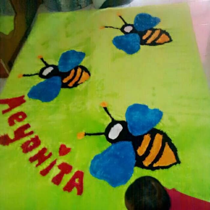 karpet karakter / karpet bulu rasfur (karpet saja) tanpa bantal