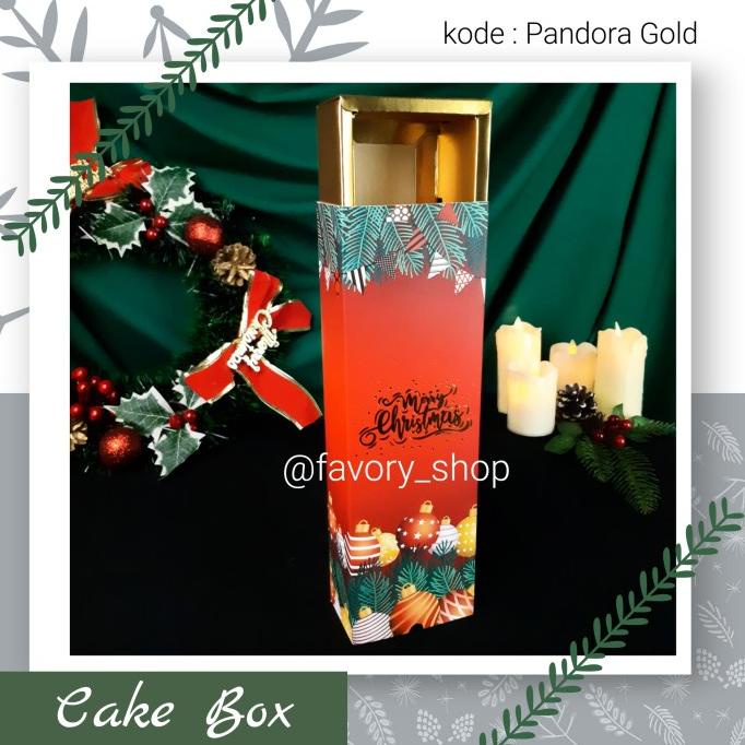 

[COD] Slide Box 9x29 Pandora Gold Christmas / Packaging Hampers Natal (5pcs) [COD]