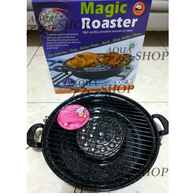 ALAT PANGGANG BBQ API BERPUTAR / MAGIC ROASTER | Shopee Indonesia