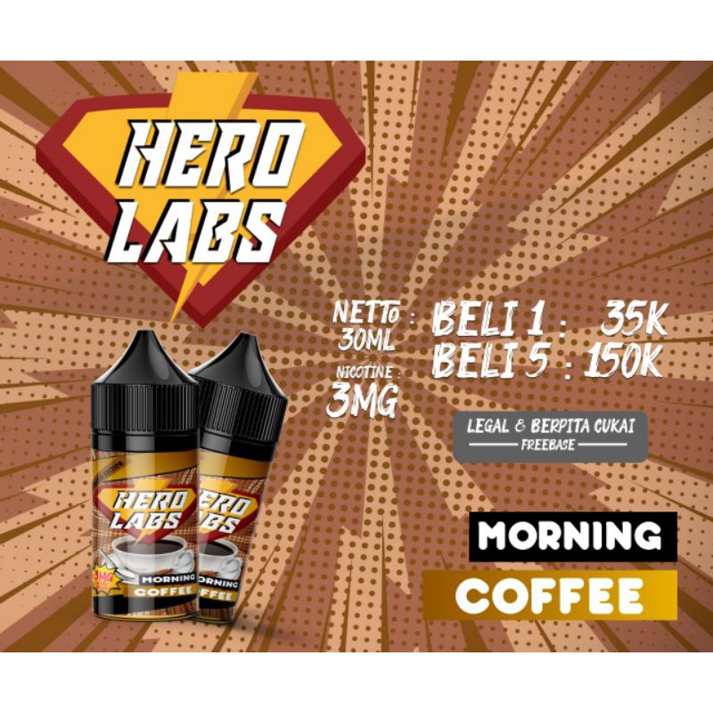 LIQUIDS RASA COFFE MORNING NIC 3MG MURAH