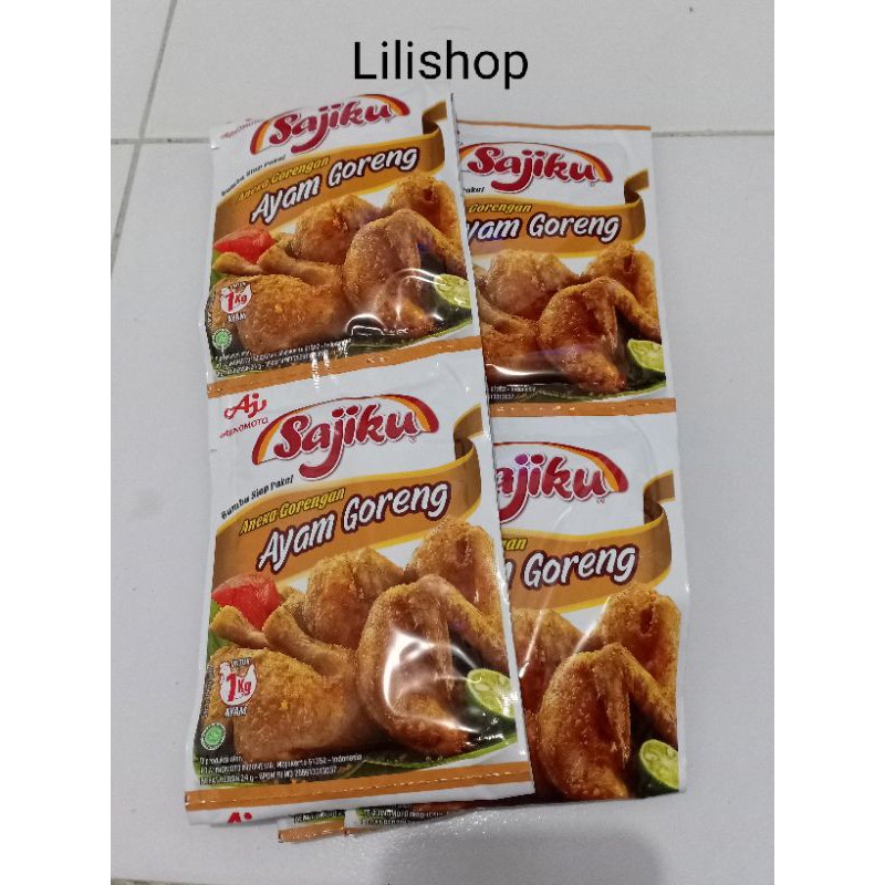 

Sajiku ayam goreng 1 renceng isi 10 sachet @24gr