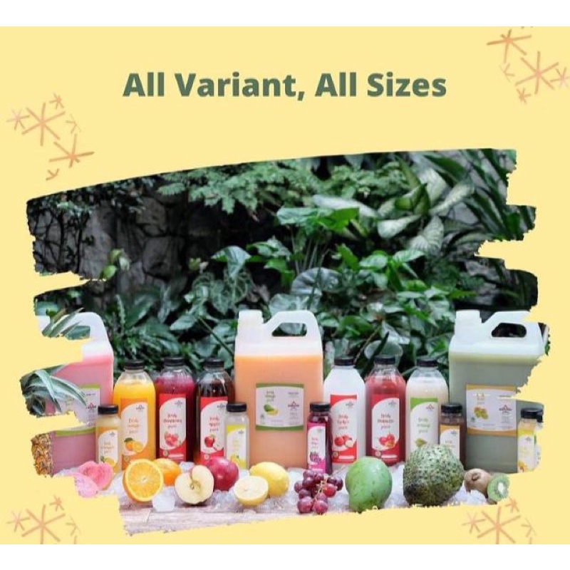 

SARI BUAH ASLI - TANPA BAHAN PENGAWET