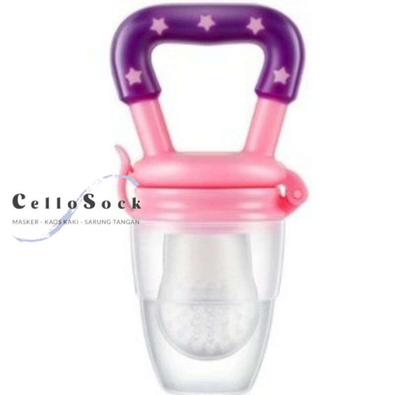 Empeng Buah Buah Bayi / Dot Buah Bayi / Fresh Fruit Feeder / Gigitan MPASI / Fruit Pacifier-Pink
