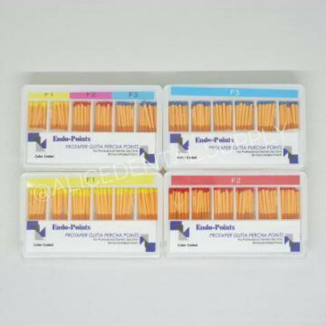 Alice dental gutta percha points protaper guttapercha guttap gutap F1 F2 F3 F1-3 endo endodontic